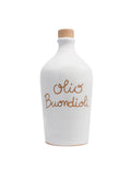 Orcio bianco in ceramica "olio Buondioli"-0