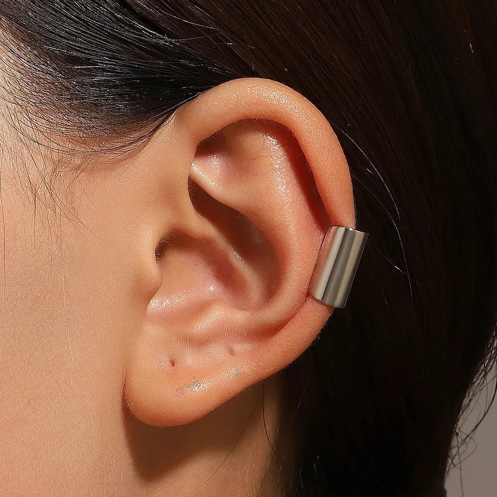 Punk Irregular Geometric Ear Cuff Earrings for Women Non-Piercing Metal Ear Clip Earring Fake Cartilage Fashion Jewelry Party - Mio NEGOZIO 🌹💐MAIDEN-ARTMAIDEN-ART