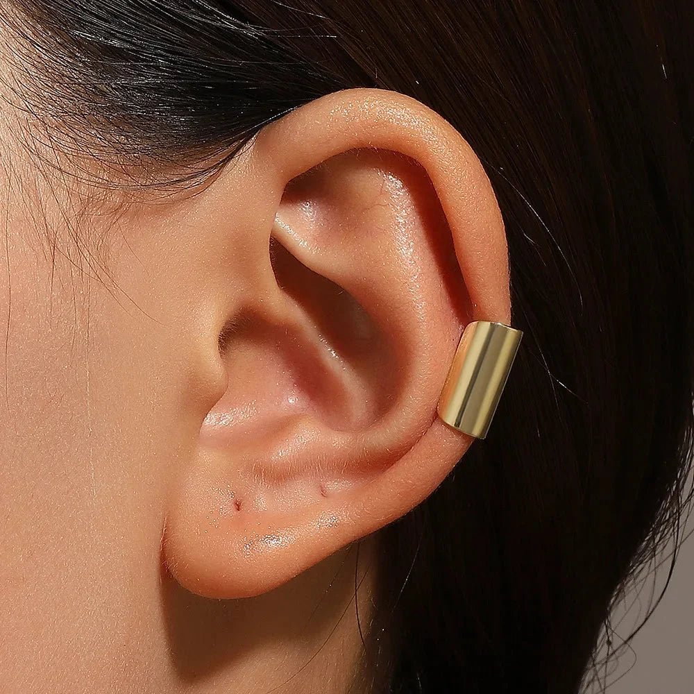 Punk Irregular Geometric Ear Cuff Earrings for Women Non-Piercing Metal Ear Clip Earring Fake Cartilage Fashion Jewelry Party - Mio NEGOZIO 🌹💐MAIDEN-ARTMAIDEN-ART