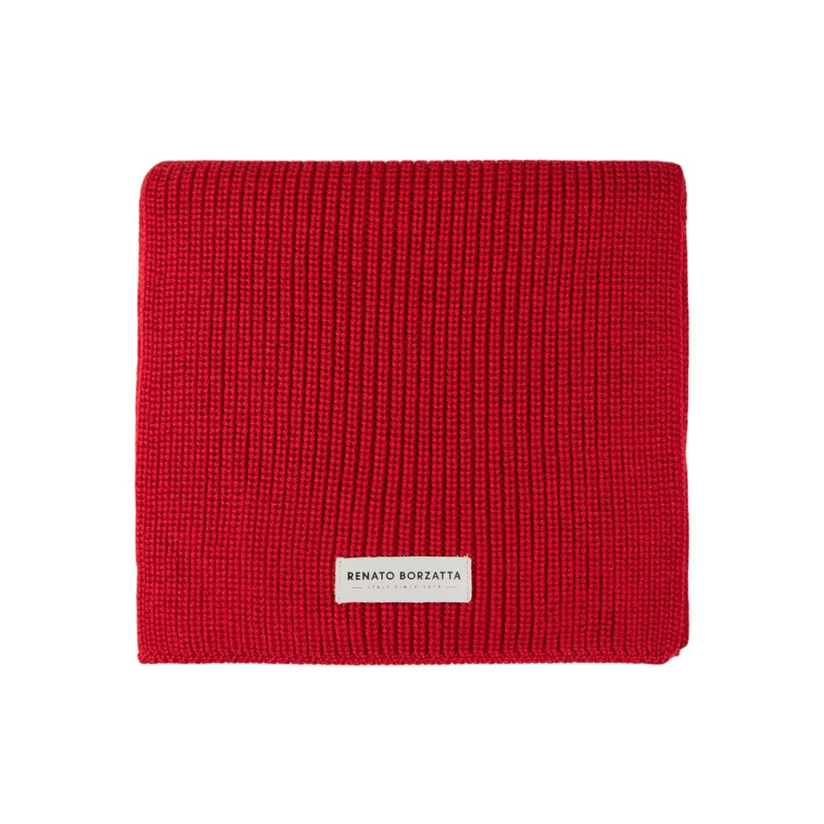 RB5002V | Sciarpa in Maglia CERVINO Misto Lana Made in Italy. Colore Rosso - Taglia Unica - Mio NEGOZIO 🌹💐RENATO BORZATTA - Italy since 1978 -RENATO BORZATTA - Italy since 1978 -