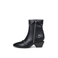 Rocking Side-zip Black Boots-0