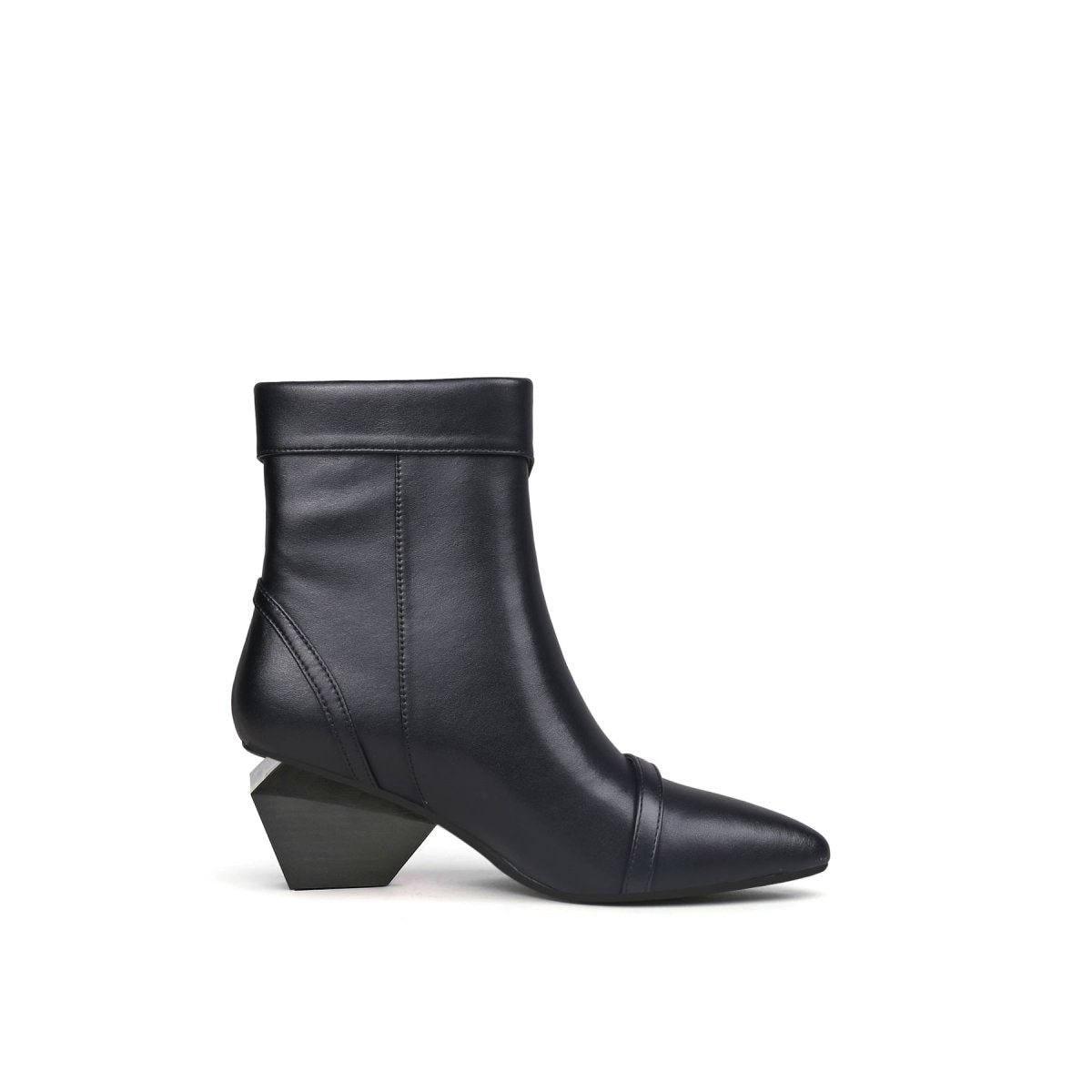 Rocking Side-zip Black Boots-2