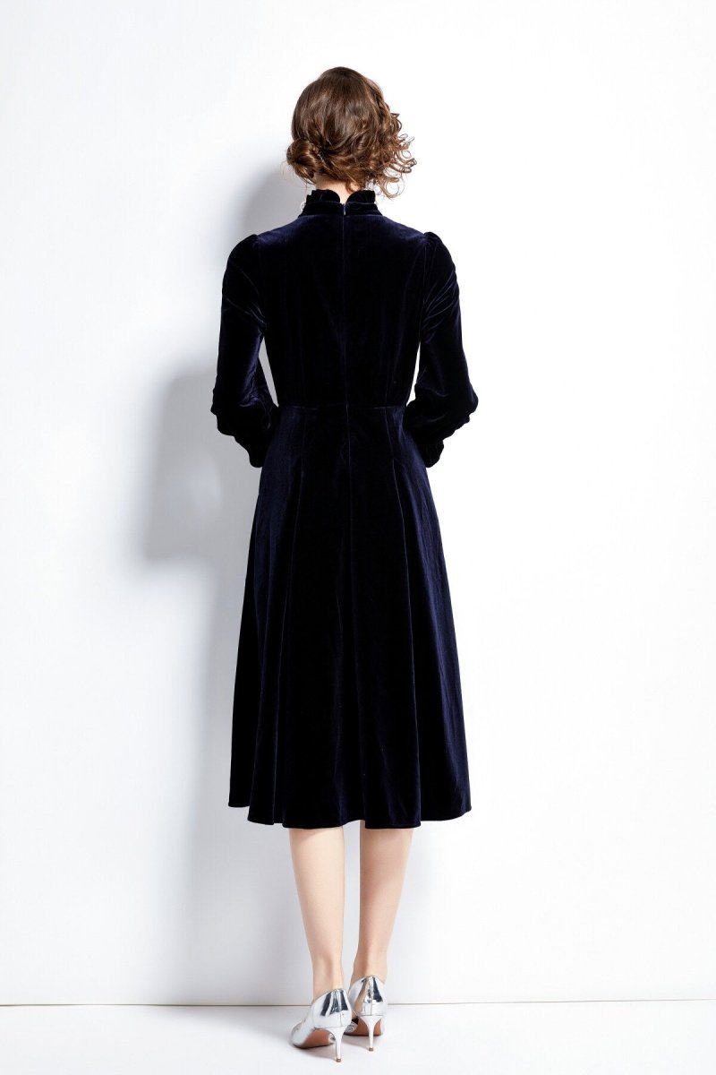 Royal Palace Velvet Dress-3