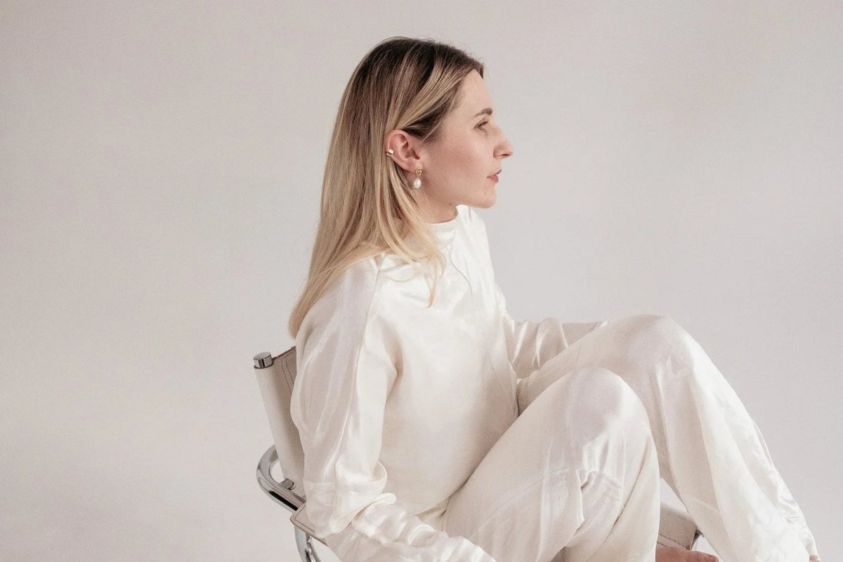Silk/Linen Clothing Set - White - Mio NEGOZIO 🌹💐ZUBEKZUBEK