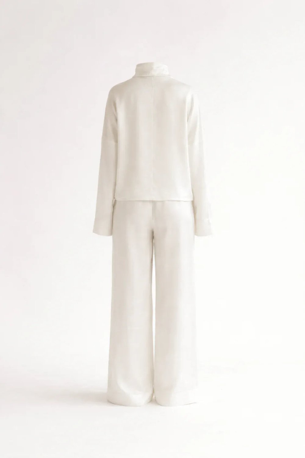 Silk/Linen Clothing Set - White - Mio NEGOZIO 🌹💐ZUBEKZUBEK