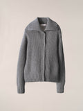 Cashmere Mix Chunky Cardigan-0