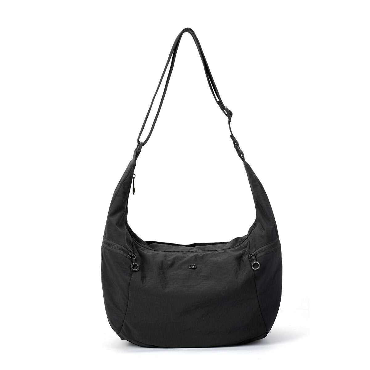 Water-Resistant Nylon Crescent Crossbody Bag – Large Capacity Adjustable Hobo Shoulder Bag-0