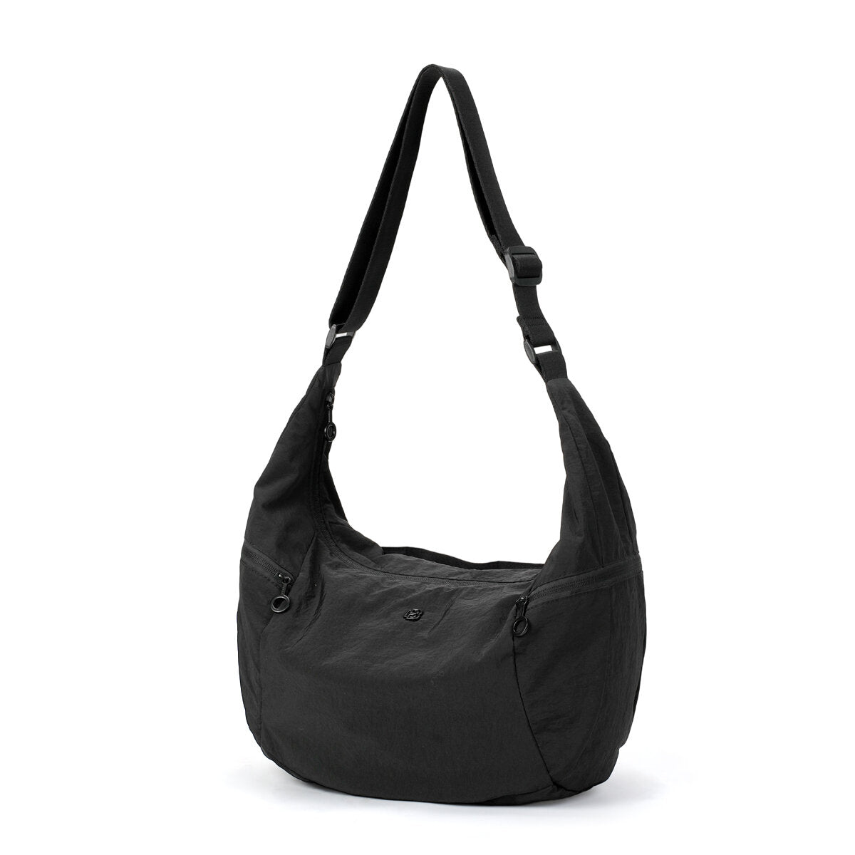 Water-Resistant Nylon Crescent Crossbody Bag – Large Capacity Adjustable Hobo Shoulder Bag-1