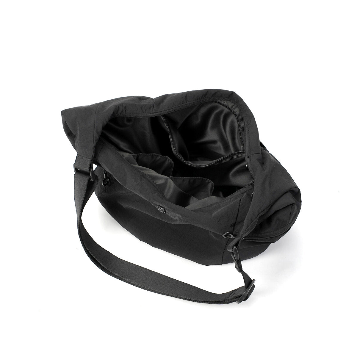 Water-Resistant Nylon Crescent Crossbody Bag – Large Capacity Adjustable Hobo Shoulder Bag-2