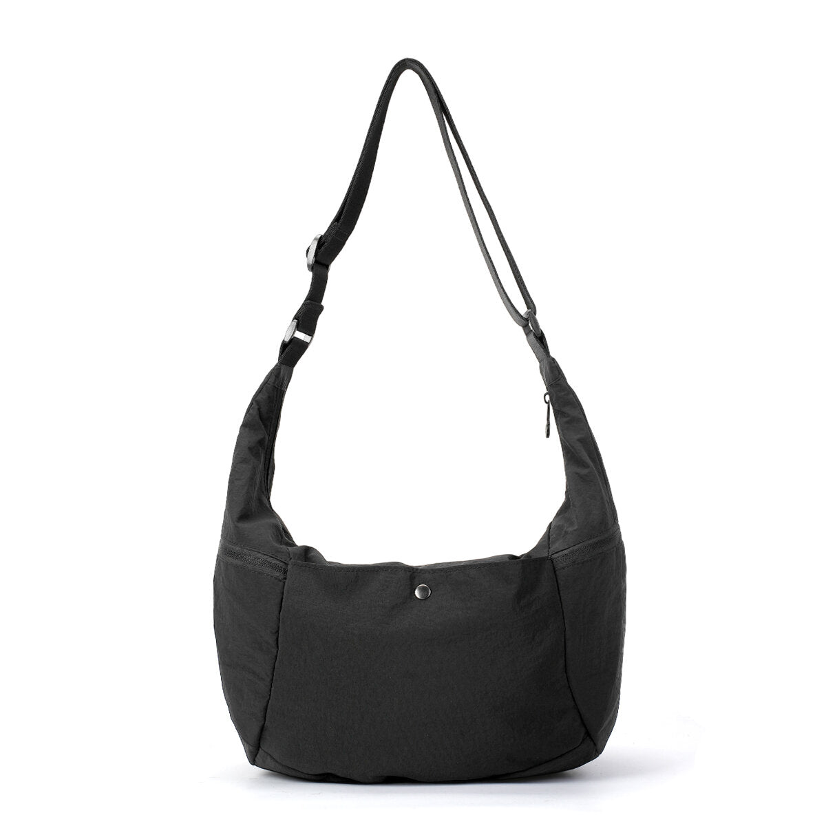 Water-Resistant Nylon Crescent Crossbody Bag – Large Capacity Adjustable Hobo Shoulder Bag-4