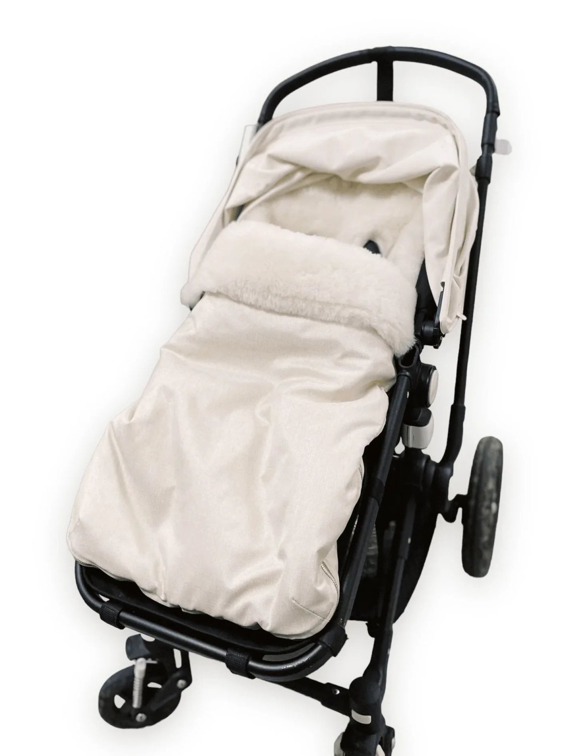 White Natural Sheepskin Stroller Sleeping Bag - Mio NEGOZIO 🌹💐Mellow Concept StoreMellow Concept Store