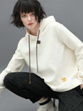 White Thermal Hooded Sweater-0