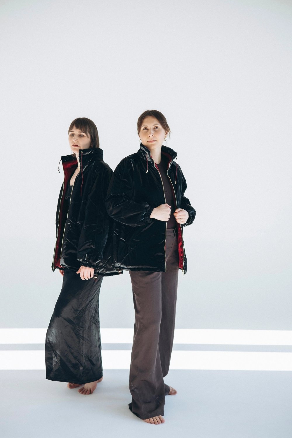 Women's Wool Puff Jacket - Black - Natural, Non-Toxic & Insulated with 100% Wool - Mio NEGOZIO 🌹💐ZUBEKZUBEK